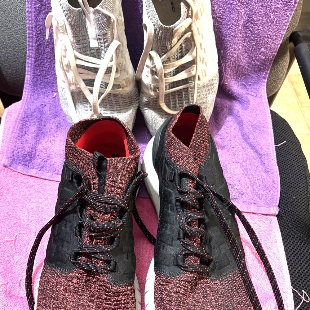 2 PR. Under Armor HOVR Phantom 1 Wh/Blk 2024 & UA HOVR Phantom 2018 orang/blk 14